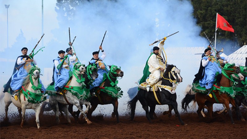 SAR le Prince Moulay Rachid préside la cérémonie de remise du 19è Trophée Hassan II des arts équestres traditionnels "Tbourida"