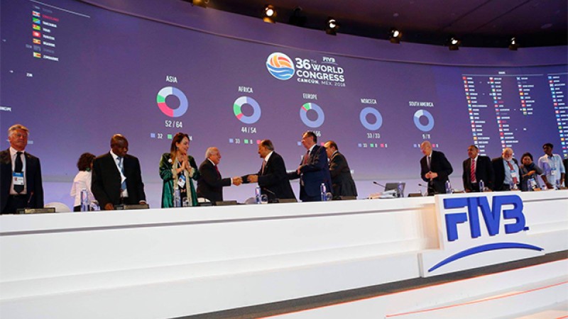 Volley-ball : Participation active du Maroc au 36è Congrès mondial de la FIVB au Mexique