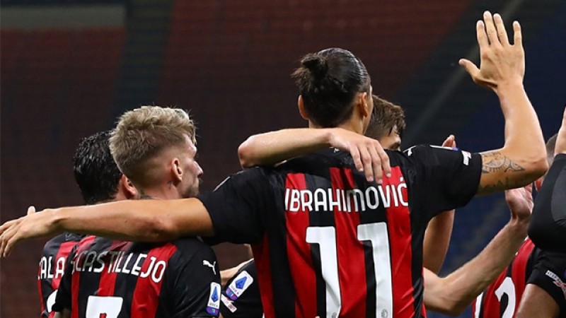 بطولة إيطاليا لكرة القدم, أطالانطا يدك شباك ميلان بثلاثية نظيفة