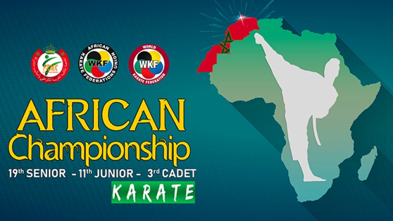 Le Championnat d'Afrique-2020 de karaté, du 7 au 9 février à Tanger