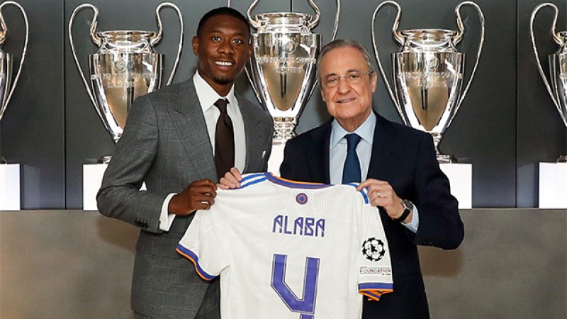 David Alaba prend le numéro 4 de Sergio Ramos