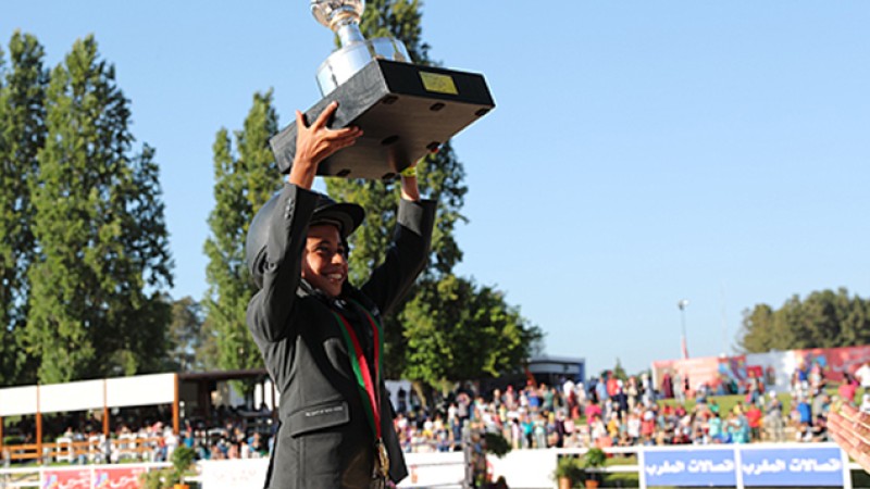 Semaine du cheval 2018 (Championnat du Maroc Cadets): Anas Jabbour remporte le Prix SAR le Prince Héritier Moulay El Hassan de saut d'obstacles