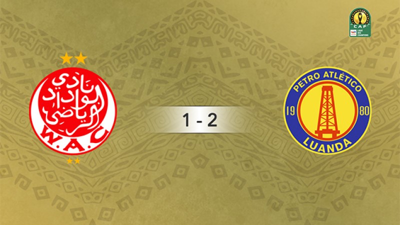 دوري أبطال إفريقيا (المجموعة الرابعة -الجولة الثانية).. الوداد الرياضي ينهزم أمام مضيفه بيترو أتلتيكو الأنغولي 1-2