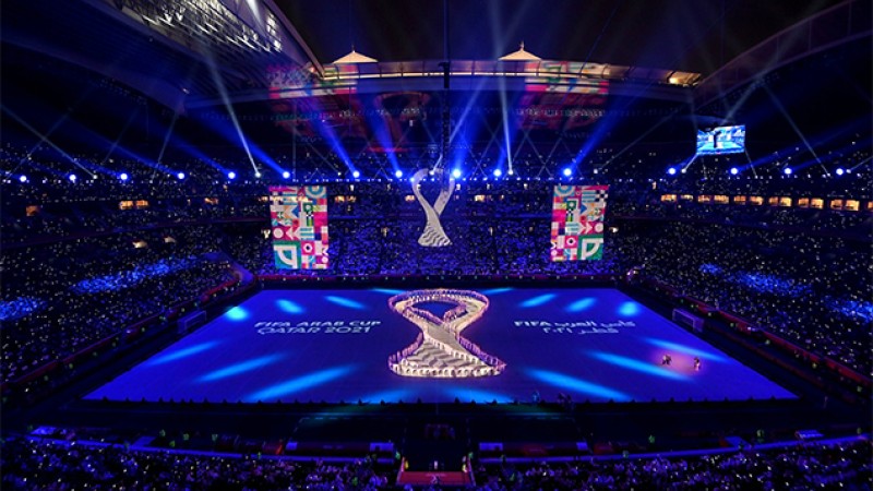 كأس العرب (قطر (2021).. افتتاح الدورة العاشرة رسميا بألوان عربية