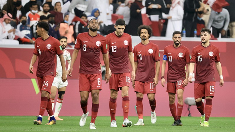 كأس العرب – قطر 2021 .. المنتخب القطري يتفوق على نظيره الاماراتي بخماسية نظيفة ويتأهل الى دور النصف