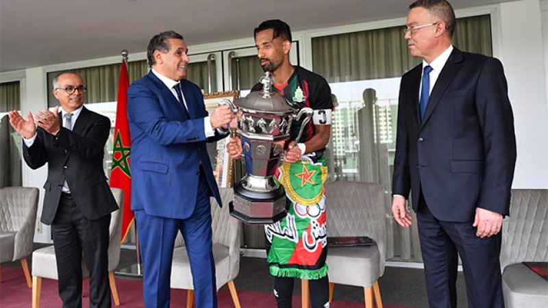 كأس العرش 2019-2020 (المباراة النهائية).. فريق الجيش الملكي يحرز لقبه 12 بعد تفوقه على فريق المغرب التطواني ( 3-0 )