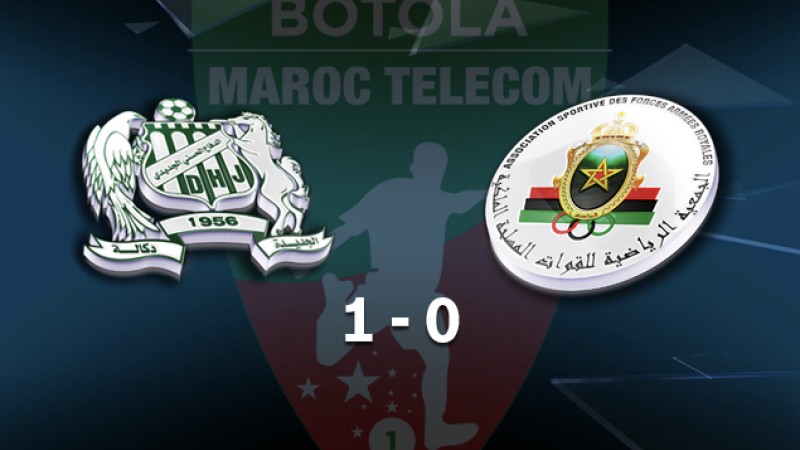 Botola Maroc Télécom-D1/Mise à jour de la 1ère journée: L'AS FAR s'incline à domicile face au DHJ (0-1)