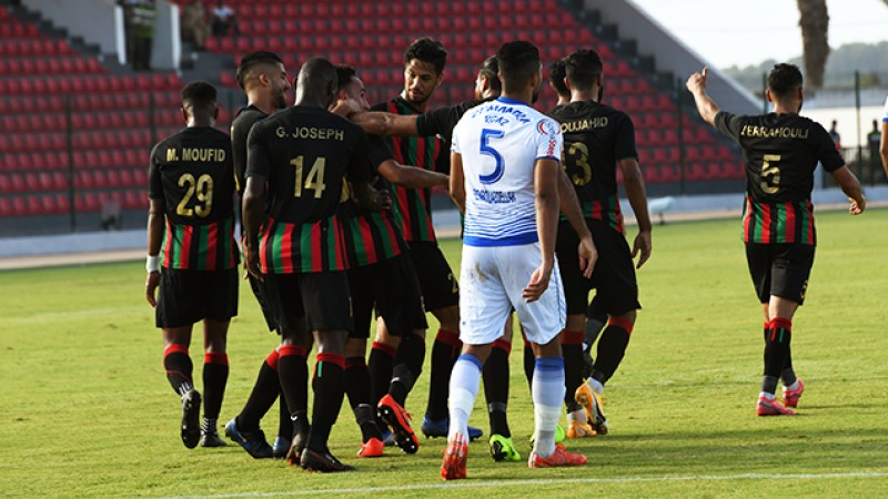 فريق الجيش الملكي يتفوق على ضيفه فريق نهضة الزمامرة 5-2 'الدورة 29'