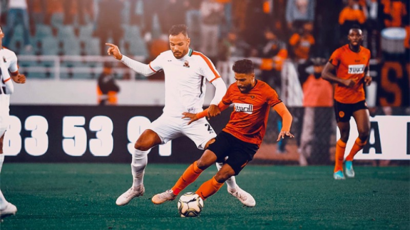 فريق نهضة بركان يتغلب على مضيفه فريق الجيش الملكي بهدف للاشيء ويرتقي للصدارة