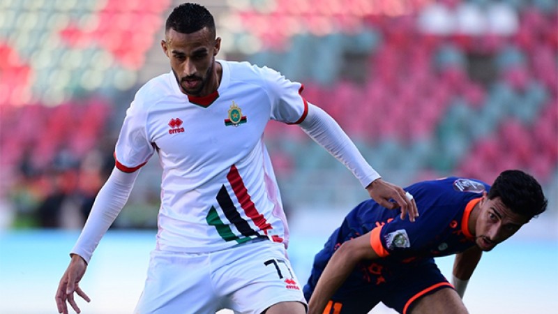 فريق الجيش الملكي يتفوق على ضيفه الدفاع الحسني الجديدي 4-1