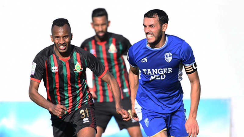 فريق الجيش الملكي يفوز على ضيفه إتحاد طنجة (4-0)