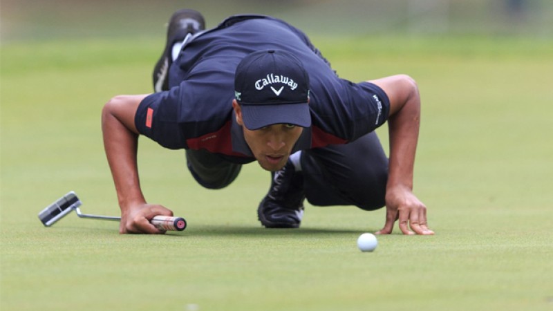 لاعب الغولف المغربي أيوب لغيراتي يحقق انجازا مهما في منافسات بطولة البحر الأحمر الدولية للغولف بمصر