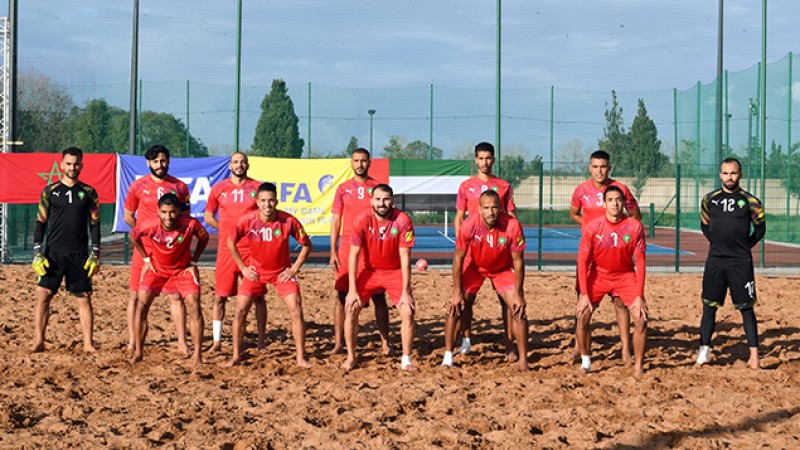 مباراة ودية, المنتخب الوطني لكرة القدم الشاطئية ينهزم أمام نظيره الإماراتي 2-3