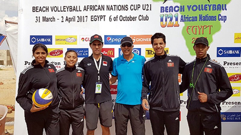 Championnat d’Afrique messieurs de Beach volley (U 21) : Le Maroc bat l’Egypte par 2 sets à 1