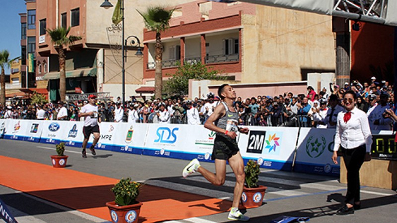 Semi-marathon international de Berkane : victoire du Bahreïni Lahcen Abbasi et de la Rwandaise Niirarokundou Sqlom