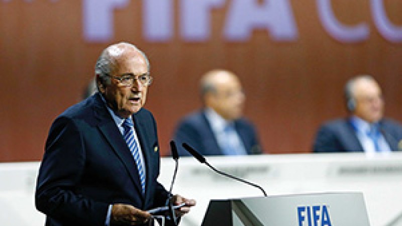 Joseph Blatter, élu pour un 5eme mandat