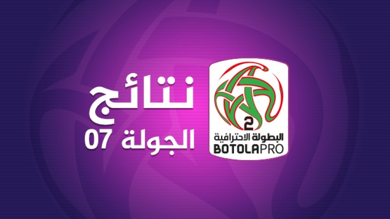 البطولة الوطنية الاحترافية للقسم الثاني (الدورة السابعة), النتائج الكاملة والترتيب