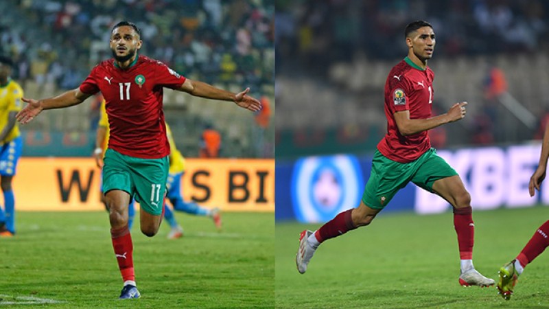 كأس أمم إفريقيا.. بوفال وحكيمي ضمن الفريق النموذجي لدور المجموعات