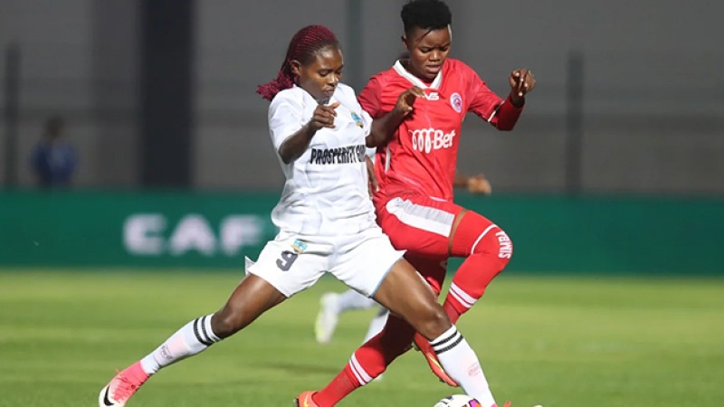 LDC féminine (match de classement).. Bayelsa Queens bat Simba Queens (1-0), termine 3è