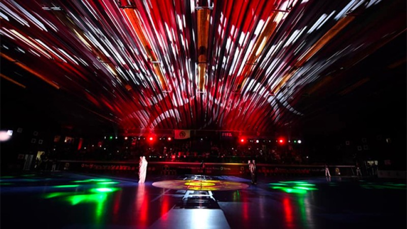 افتتاح نهائيات كأس إفريقيا للأمم لكرة القدم داخل القاعة طوطال المغرب 2020