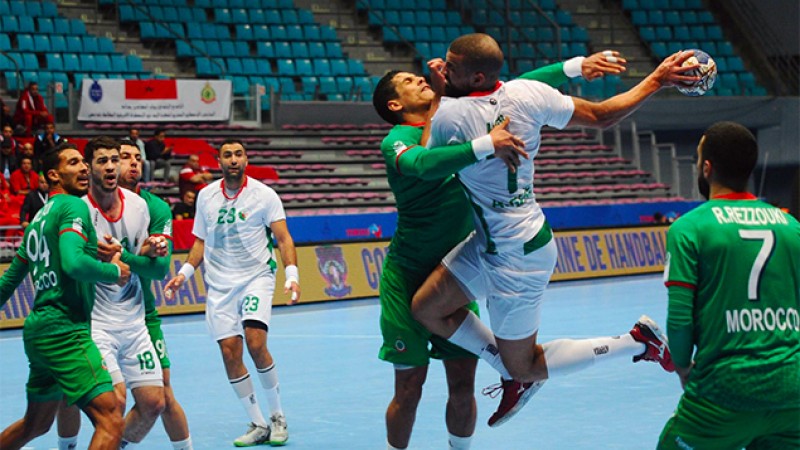Hand-CAN 2020 (3e journée/Gr D): Le Maroc s'incline devant l’Algérie (30-33) à l’issue d’un derby nord-africain particulièrement disputé