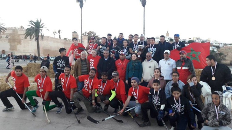 Organisation à Rabat du premier tournoi de Street hockey
