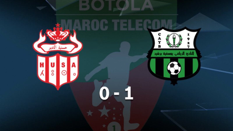 Botola Pro MT D1 (1ère journée ): Youssoufia Berrechid bat Hassania Agadir 1-0