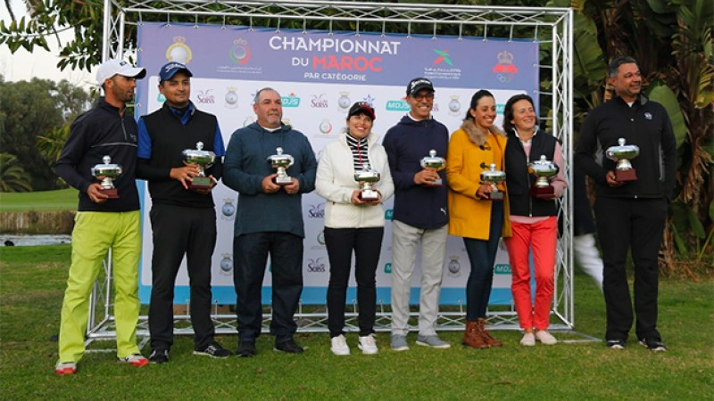 بطولة المغرب للغولف حسب الفئات: تتويج حسن المنصوري (كبار) ورجاء الشرقاوي (كبيرات) باللقب