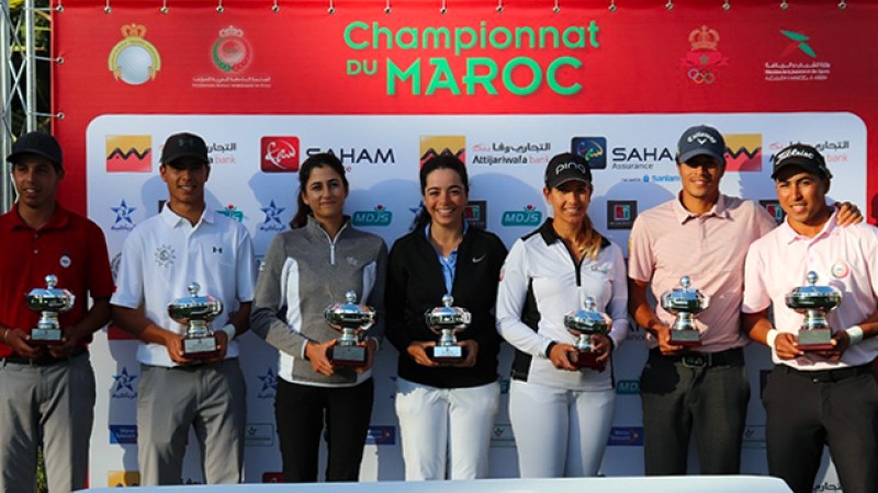 Championnat du Maroc de Golf Pro et Élites: Ayoub Id Omar et Maha Haddioui sacrés champions