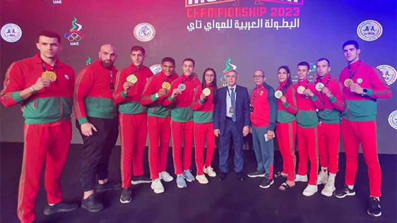 Abou Dhabi.. Le Maroc remporte le Championnat arabe de Muay Thai avec 9 médailles