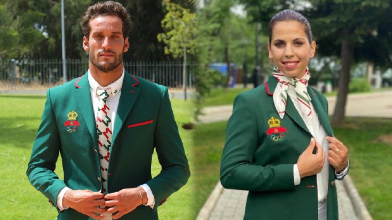 أولمبياد طوكيو ..البطلان أميمة بلحبيب و رمزي بوخيام ينالان شرف حمل العلم الوطني المغربي ( اللجنة الوطنية الاولمبية المغربية)