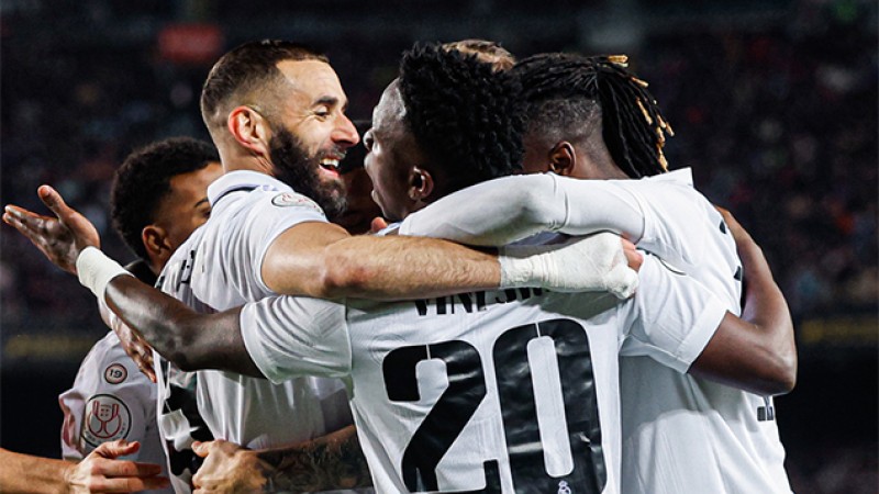 Coupe du Roi.. Le Real Madrid domine le FC Barcelone 4-0 et se hisse en finale