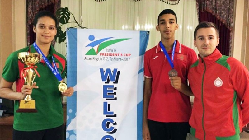 Open de Tachkent de taekwondo (Coupe du président WTF): Le Maroc dans le top 10 avec 2 médailles dont une en or