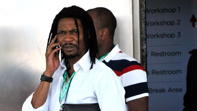 L'ancien vedette du Cameroun Rigobert Song devenu sélectionneur.