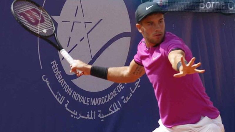 Grand Prix Hassan II de Tennis: le Croate Borna Coric affrontera l’Allemand Philipp Kohlschreiber en finale