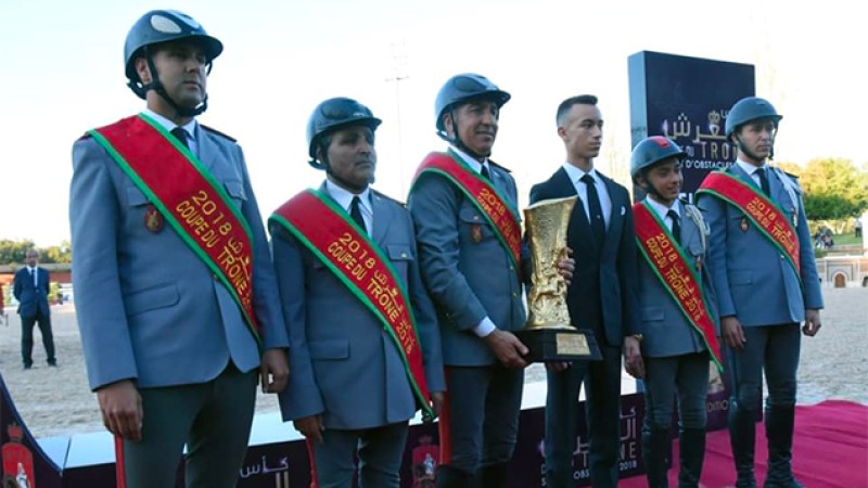Coupe du Trône de saut d'obstacles: L’équipe de la Garde royale remporte la 6è édition