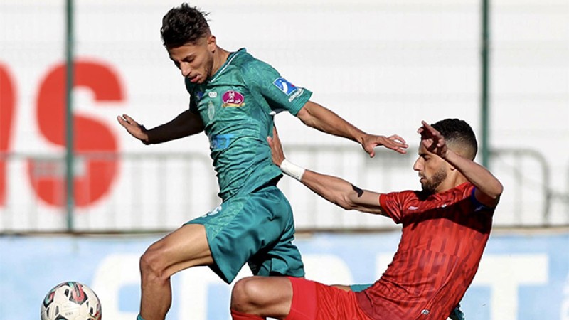 كأس العرش لكرة القدم (2021-2022 ).. فريق الرجاء الرياضي يتأهل إلى نصف النهائي عقب فوزه على شباب المحمدية ( 2-1)