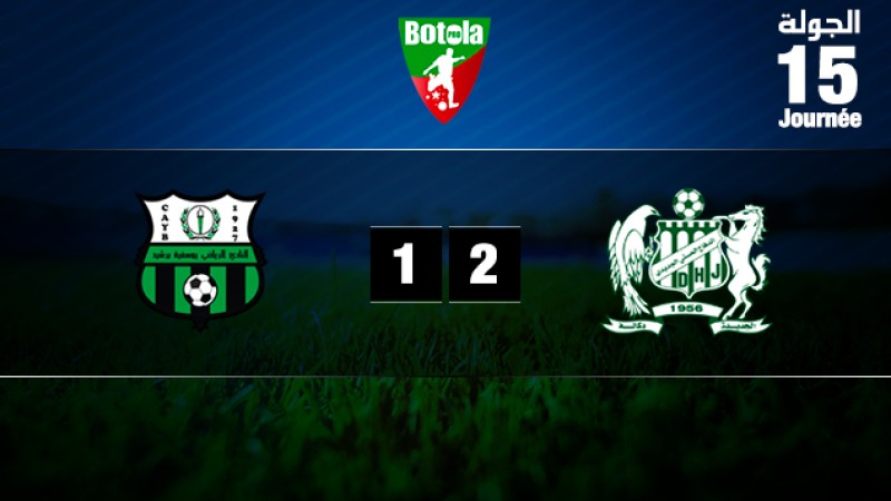 فريق الدفاع الحسني الجديدي يفوز على ضيفه فريق يوسفية برشيد 2-1