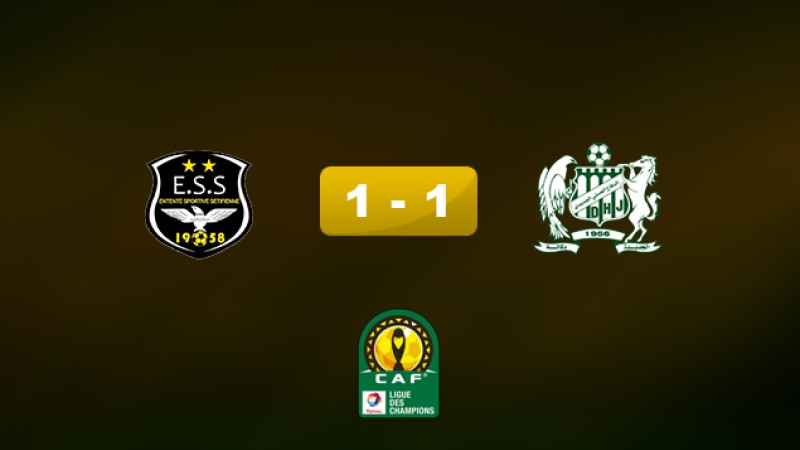 Ligue des champions (Gr. B/4e journée) : Le Difaâ d'El Jadida tenu en échec par l'ES Sétif (1-1)