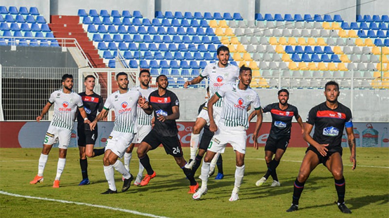 فريق الدفاع الحسني الجديدي يتفوق على ضيفه فريق المغرب التطواني 2-0 'الدورة ال25'