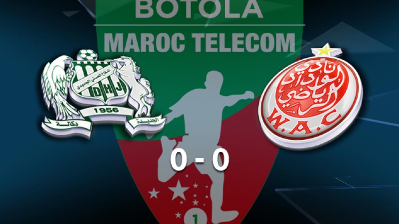 Botola Maroc Télécom D1 (mise a jour de la 22e journée): Le DHJ et le WAC font match nul (0-0)
