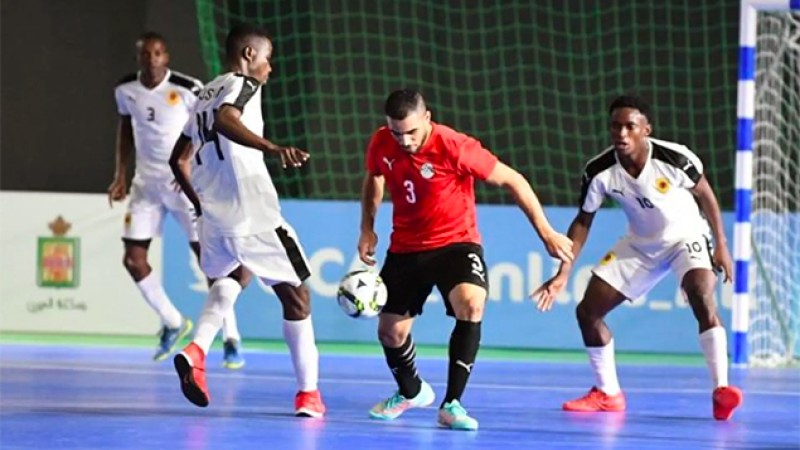 نهائيات كأس إفريقيا للأمم لكرة القدم داخل القاعة طوطال المغرب 2020: المنتخب المصري يتغلب على نظيره الأنغولي بثلاثية نظيفة ويتأهل لنصف النهائي