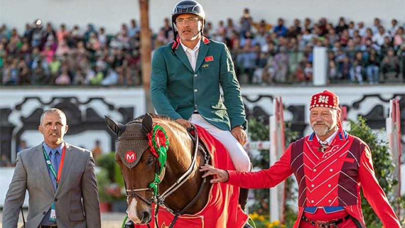 الدوري الملكي المغربي للقفز على الحواجز (محطة تطوان): الفارس المغربي الغالي بوقاع يفوز بالجائزة الكبرى لصاحب السمو الملكي ولي العهد الأمير مولاي الحسن