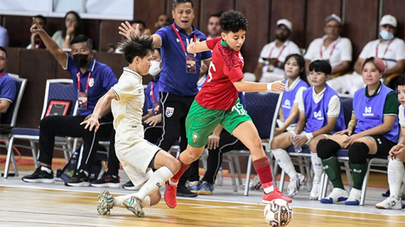 مباراة ودية.. المنتخب المغربي لكرة القدم النسوية داخل القاعة ينهزم أمام نظيره التايلاندي (4-7)