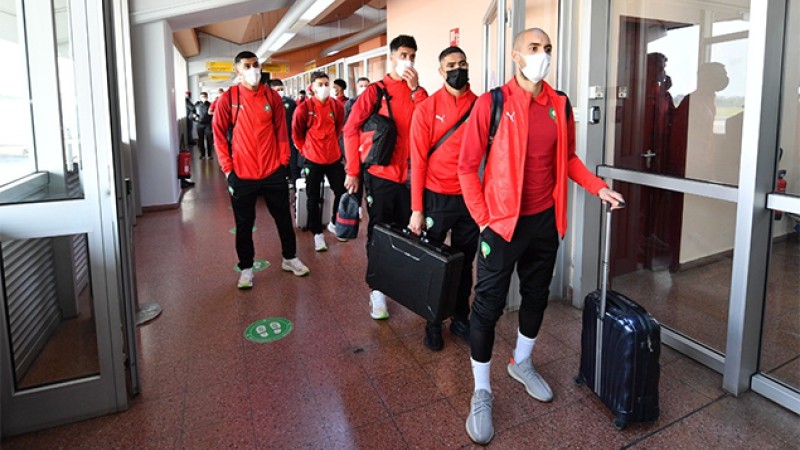 CAN-2021.. les Lions de l'Atlas débarquent au Cameroun