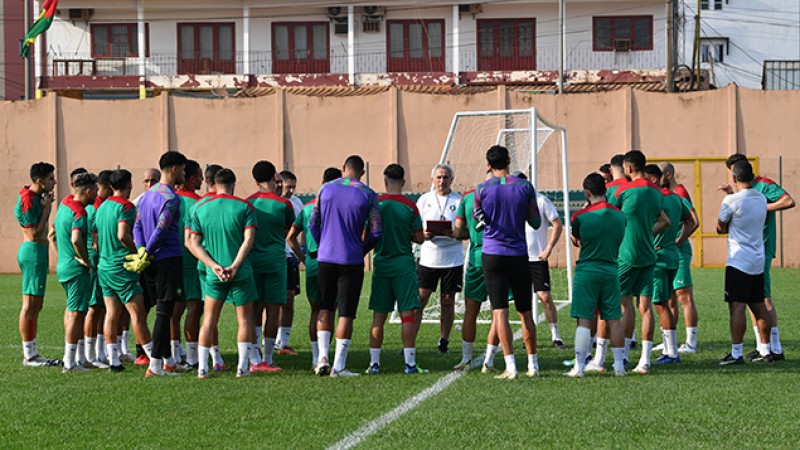 CAN-2021.. dernier entraînement des Lions de l'Atlas avant le choc contre le Ghana