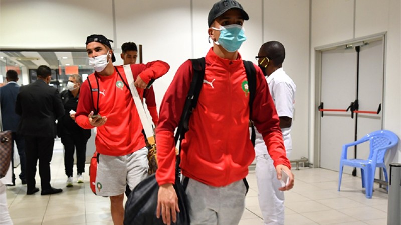 Eliminatoires Mondial-2022.. Arrivée à Kinshasa de la sélection marocaine