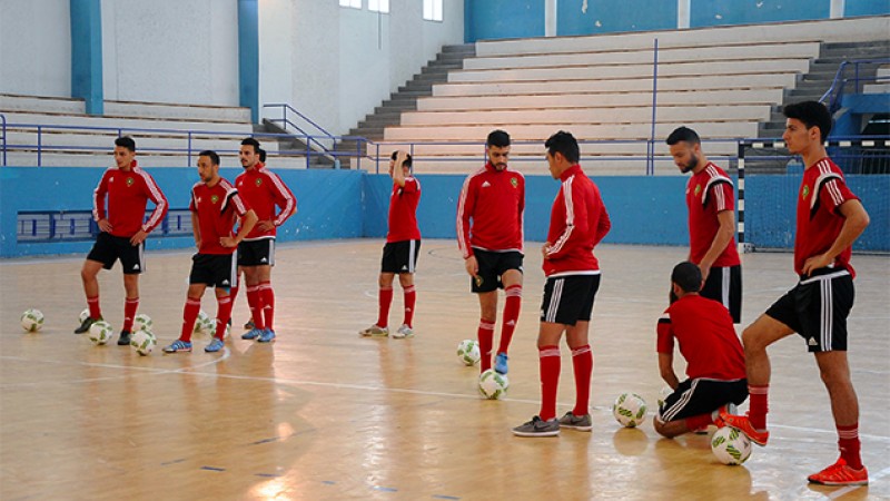 L'équipe nationale de Futsal en stage de préparation à Kénitra