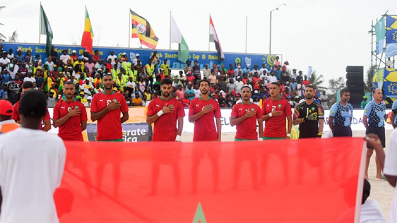 كأس إفريقيا للأمم لكرة القدم الشاطئية (الموزمبيق 2022).. المنتخب الوطني يفوز على نظيره الموزمبيقي (3-1)