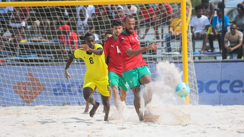 CAN de Beach-Soccer 'match de classement'.. Le Maroc s'empare du bronze après sa victoire face au Mozambique (6-4)